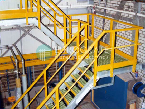 safety handrails, stair treads and ladders for applications in the electricity sector