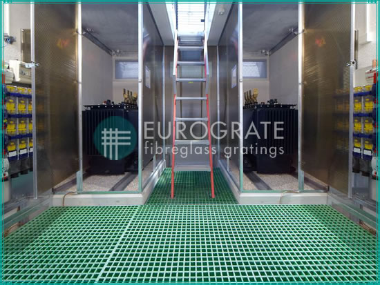 floor gratings for the electrical power industry