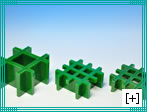 Open mesh moulded gratings