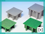 Closed mesh moulded gratings