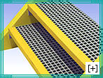 Fibreglass stair treads