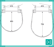 Type T industrial ladder