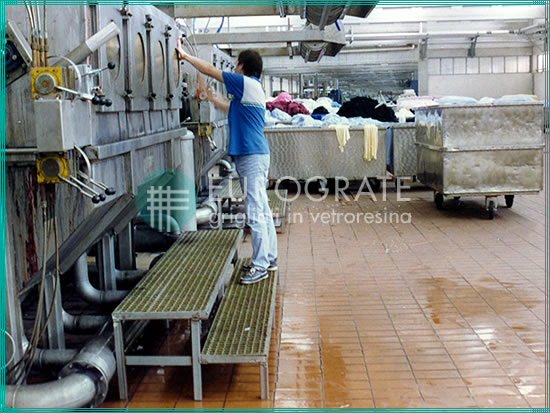 GRP gratings for employee safety in weaving mills