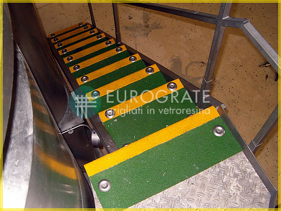 Stair tread covers for the safety of internal staircases
