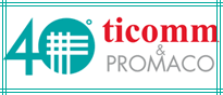 Logo of Ticomm & Promaco 40 years