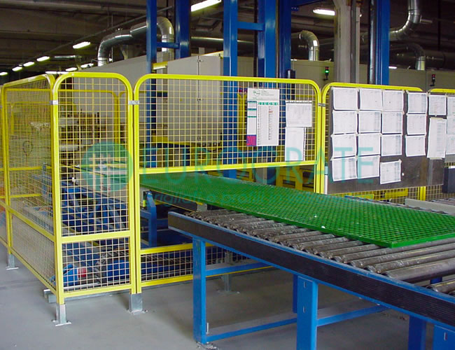 quality control on the manufacture of safety handrails