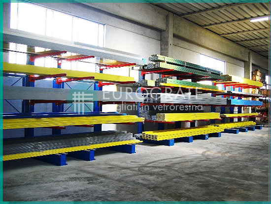 manufacture of profiles and gratings in various sections and resins