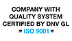 Ticomm & Promaco ISO 9001 DNV quality certificate
